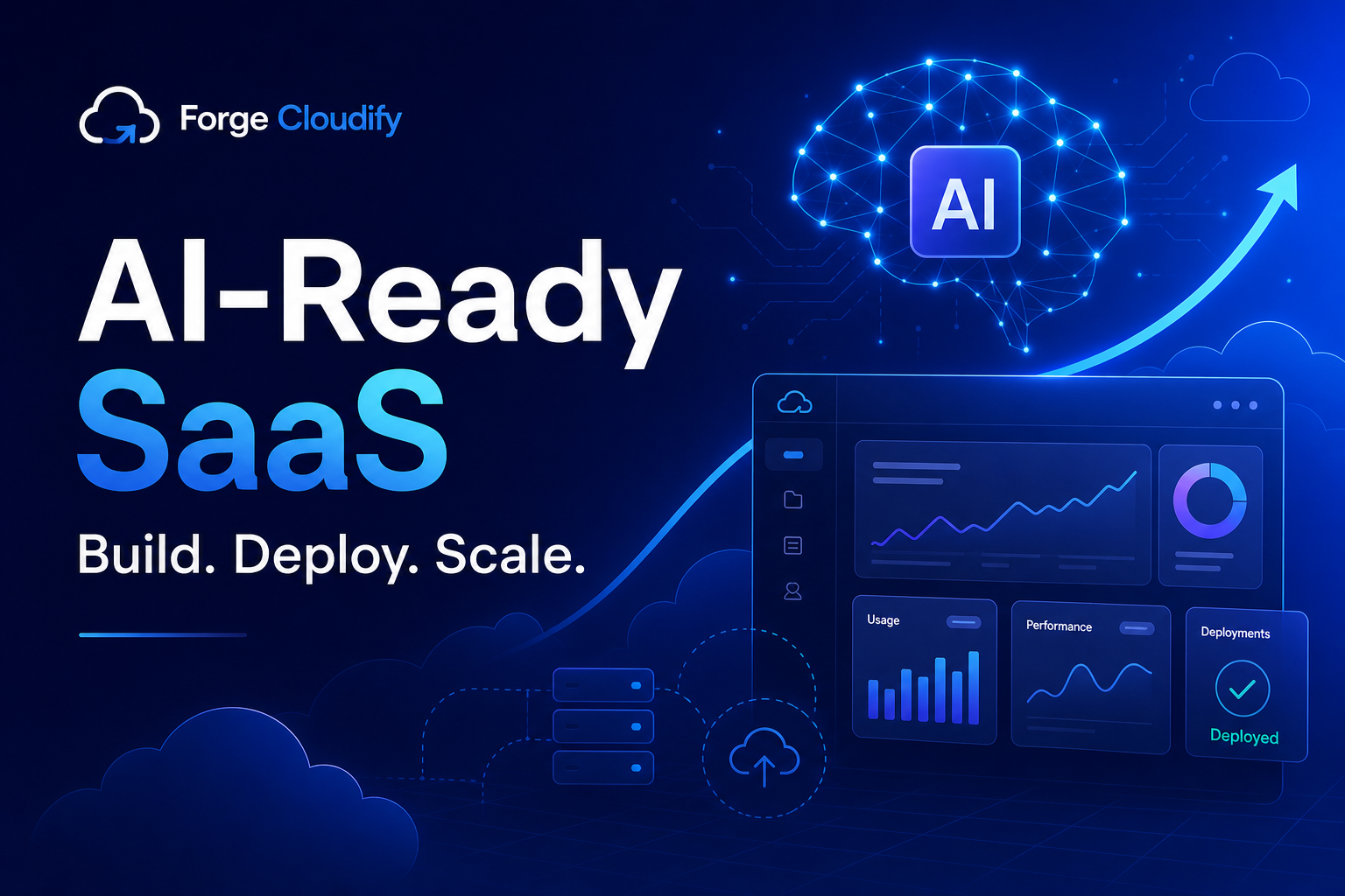 AI-ready SaaS development dashboard for startups